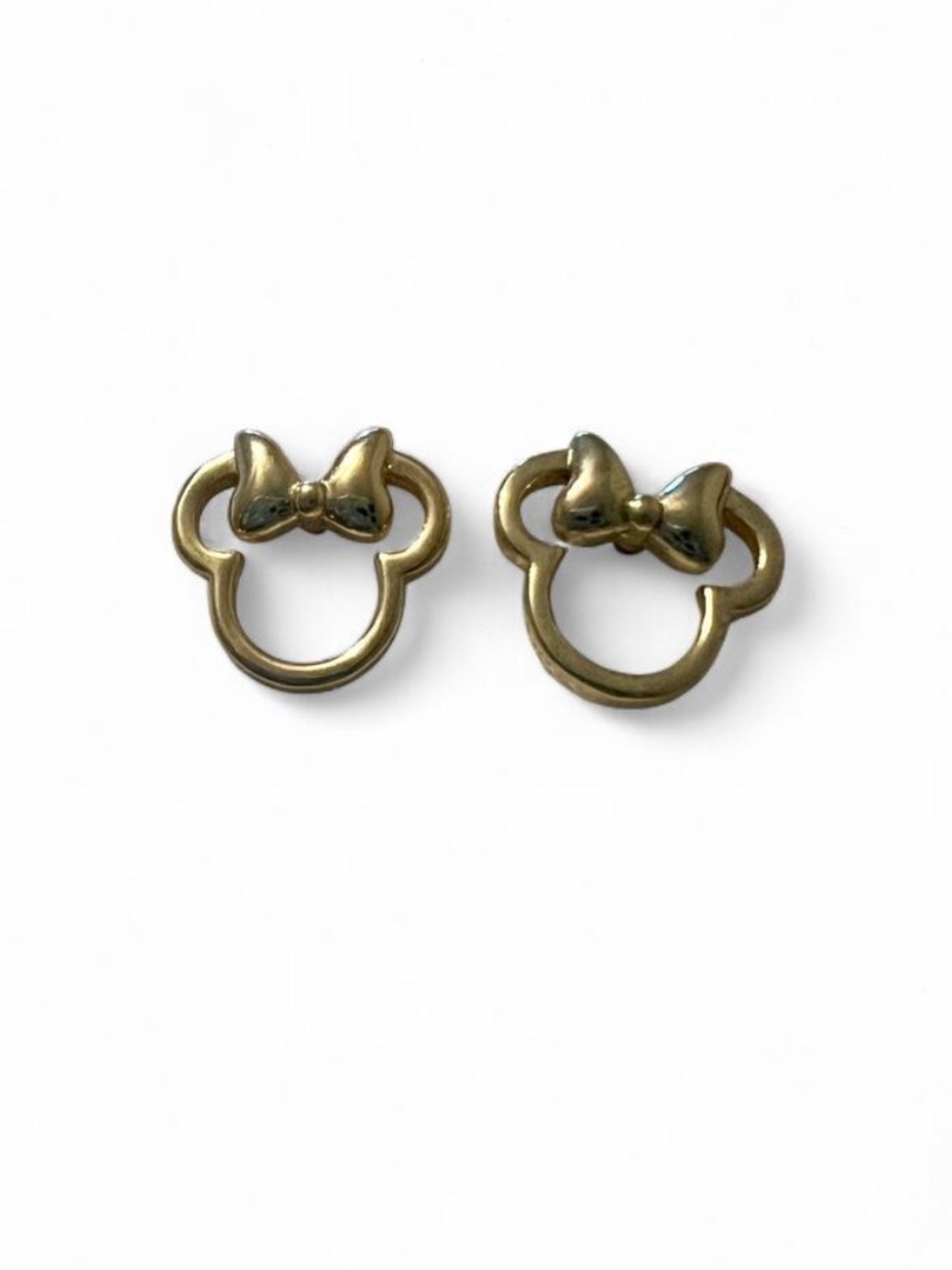 Gold Disney x BaubleBar Minnie Mouse Stud Earrings